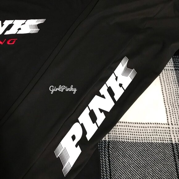 victoria secret PINK RACING flare leggings & SHORT SLEEVE TEE IN ALL SIZES - Picture 4 of 11